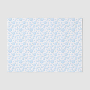 Blau sprudelt Geschenk-Seidenpapier Seidenpapier