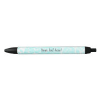 Blau sprudelt personalisierter Stift