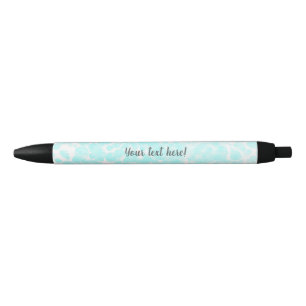 Blau sprudelt personalisierter Stift