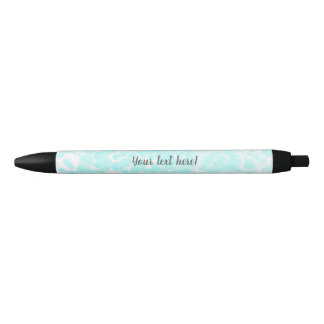 Blau sprudelt personalisierter Stift