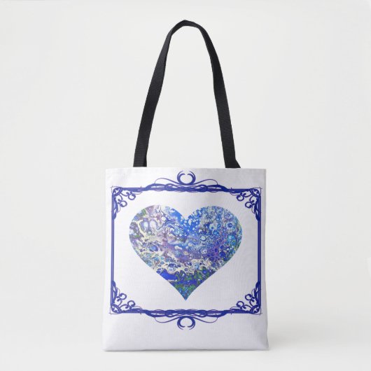Blau sprudelt Tasche zwei (Vorderseite)