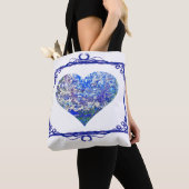 Blau sprudelt Tasche zwei (Von Nahem)