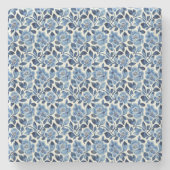 Blau Steinuntersetzer (Vorderseite)