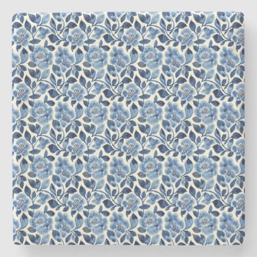 Blau Steinuntersetzer (Vorderseite)