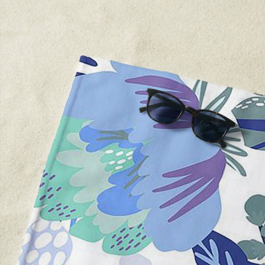 Blau Strandtuch (Beispiel)