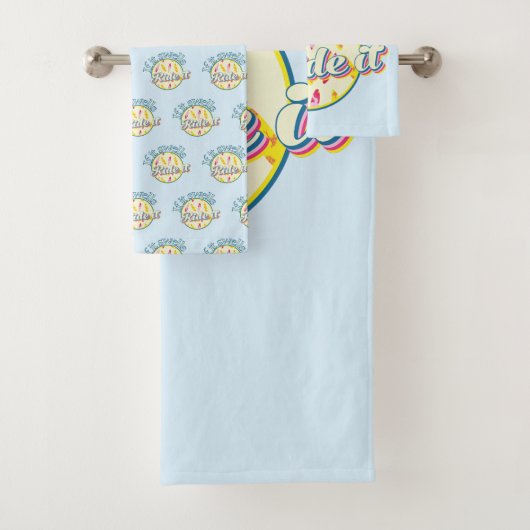 Blau surfen, wenn es wütet reiten badhandtuch set (Insitu)