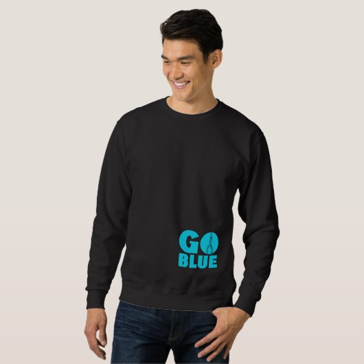Blau Sweatshirt (Vorne ganz)