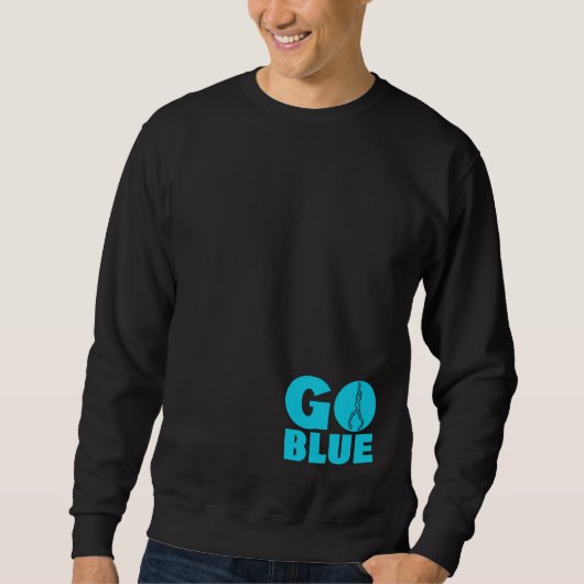 Blau Sweatshirt (Vorderseite)
