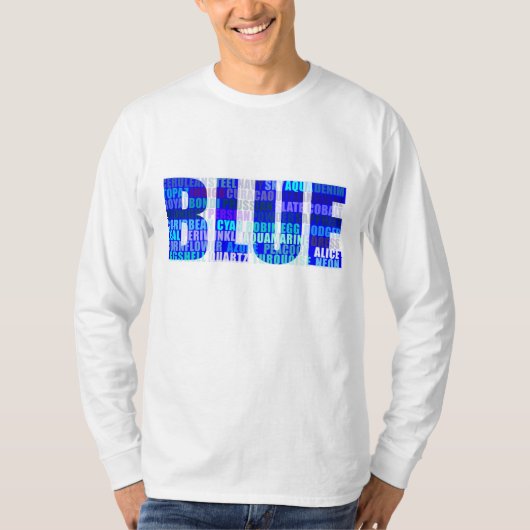 BLAU T-Shirt (Vorderseite)