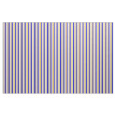 Blau, Tan, Dunkelorange, Gelb und Weiß Muster Stoff (Yard (91,4 cm))