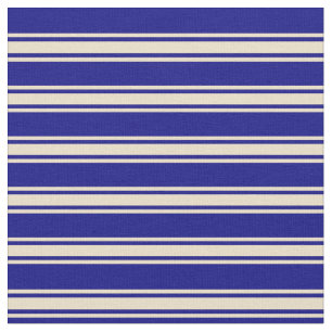 Blau-Tan-Muster Stoff