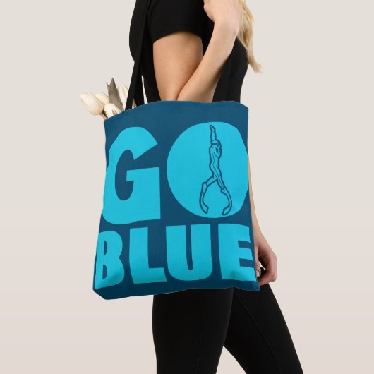 Blau Tasche (Von Nahem)