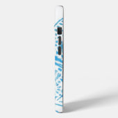 Blau-Taschentücher Case-Mate iPhone Hülle (Rückseite / Links)