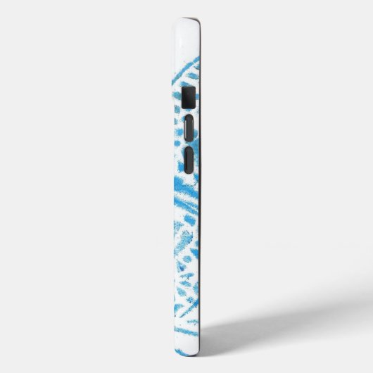 Blau-Taschentücher Case-Mate iPhone Hülle (Rückseite / Links)