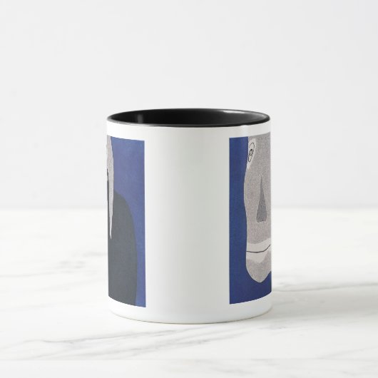 Blau Tasse (Zentrum)