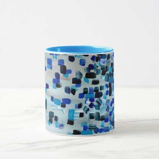 Blau Tasse (Zentrum)