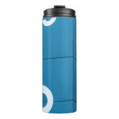 Blau Thermosbecher (Vorderseite)