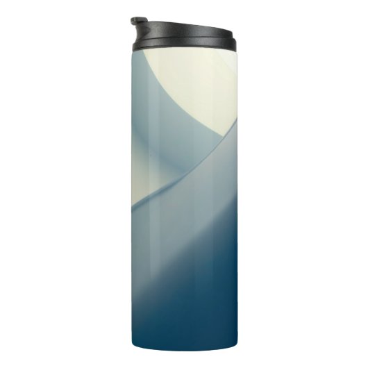 Blau Thermosbecher (Nach rechts gedreht)