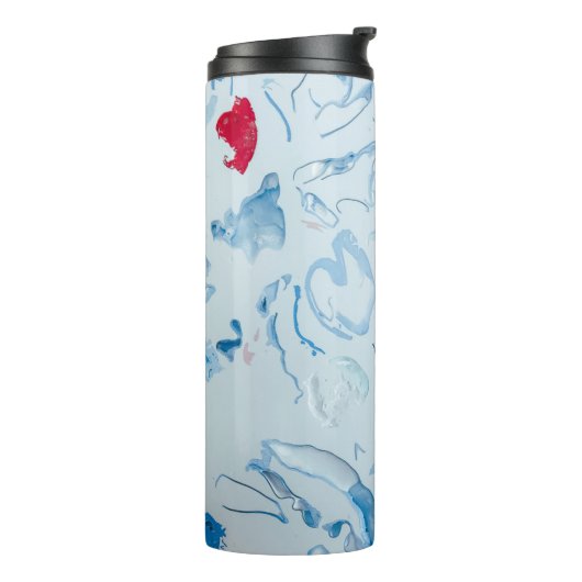 Blau Thermosbecher (Nach links gedreht)