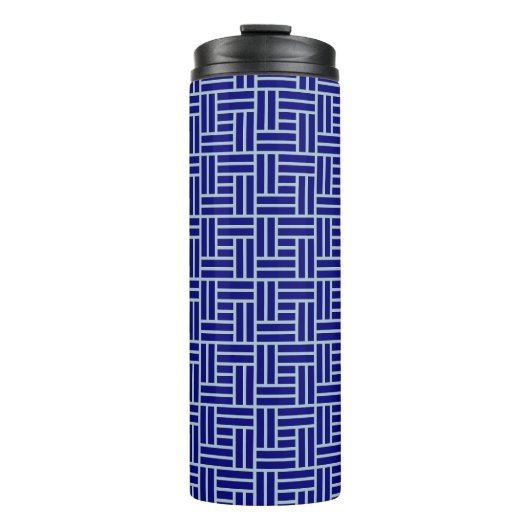 Blau Thermosbecher (Vorderseite)