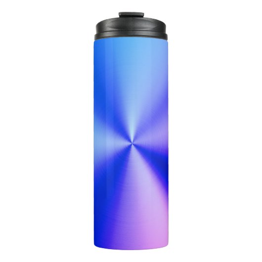 blau thermosbecher (Vorderseite)