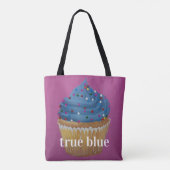 Blau-tiful - wahres Blau Tasche (Rückseite)