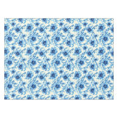 Blau Tischdecke (Vorderseite (Horizontal))