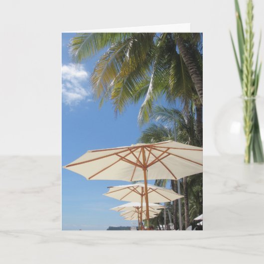 Blau-Töne Karte (Vorderseite)