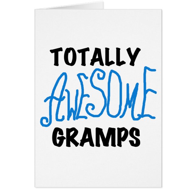 Blau total fantastische Gramps T - Shirts und (Vorne)