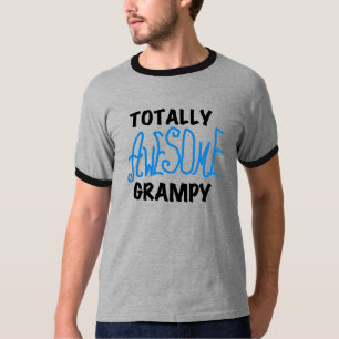 Blau total fantastische Grampy T-Shirts und