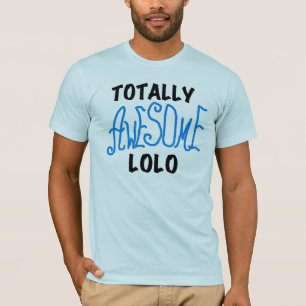 Blau total fantastische Lolo T - Shirts und
