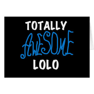 Blau total fantastische Lolo T-Shirts und Geschenk