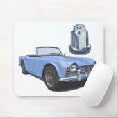 Blau TR4 Mousepad (Mit Mouse)
