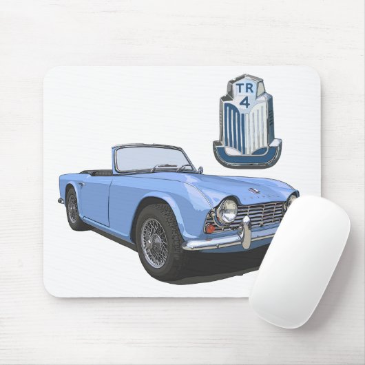 Blau TR4 Mousepad (Mit Mouse)