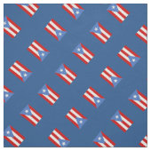 Blau: Traditionell: Flagge von Puerto Rico Stoff (Muster)