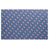 Blau: Traditionell: Flagge von Puerto Rico Stoff (Fat Quarter (45,7 x 55,9 cm))