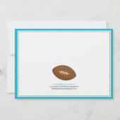 Blau trägt Heckklappen-Babyparty-Einladungen zur Einladung (Rückseite)