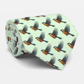 Blau-Tubengrün Krawatte (Gerollt)