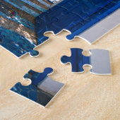Blau-Tür im griechischen und türkischen Stil Puzzle (Seite)