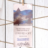 Blau, Türkis, Braun Weihnachtskarten Karte