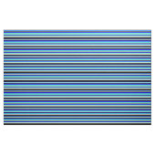 Blau, Türkis, Gelb und Schwarz Stoff (Fat Quarter (45,7 x 55,9 cm))