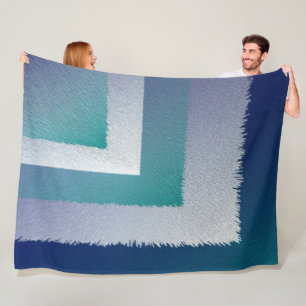 blau türkis grau ex pastell fleecedecke
