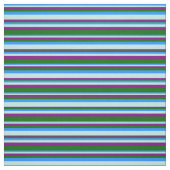 Blau, Türkis, Lila und dunkelgrün Stoff (Muster)