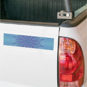 Blau-Türkis-Muster 4 Autoaufkleber (Auf Lkw)