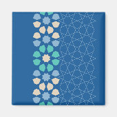 Blau Türkis Ruhe Magnet (Vorne)