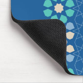 Blau Türkis Ruhe Mousepad (Ecke)