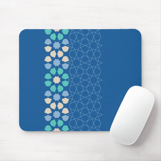 Blau Türkis Ruhe Mousepad (Mit Mouse)