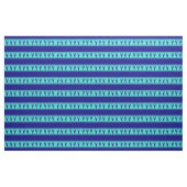 Blau-Türkisfarben-Hummermuster Stoff (Yard (91,4 cm))