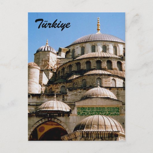 blau türkiye postkarte (Vorderseite)