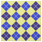 Blau-u. GoldRaute Stoff (Muster)